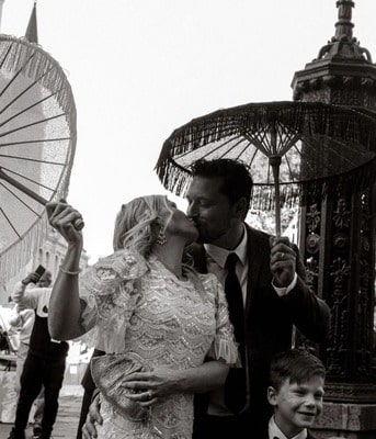 Wedding Picture of Ludo Faulborn's mother Kellie Giddish and his step-father Beau Richards